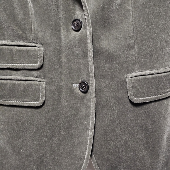 J. Crew Schoolboy Velvet Blazer Brown/Gray Color - Women's Size 4 - Picture 9 of 11